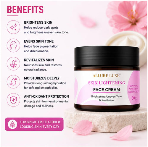 Allure Luxe Brightening Face Cream for Smooth & Radiant-Looking Skin