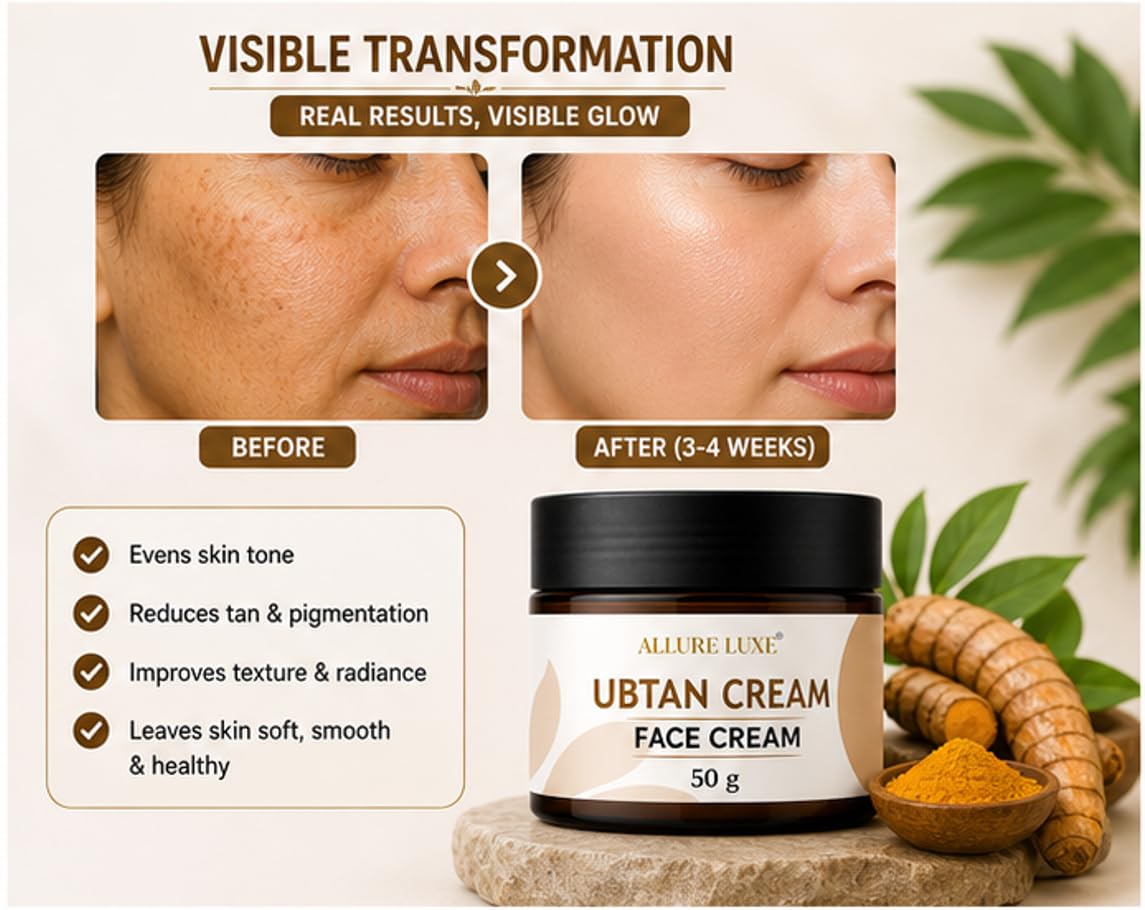 Allure Luxe Ubtan Face Cream for Soft & Radiant-Looking Skin