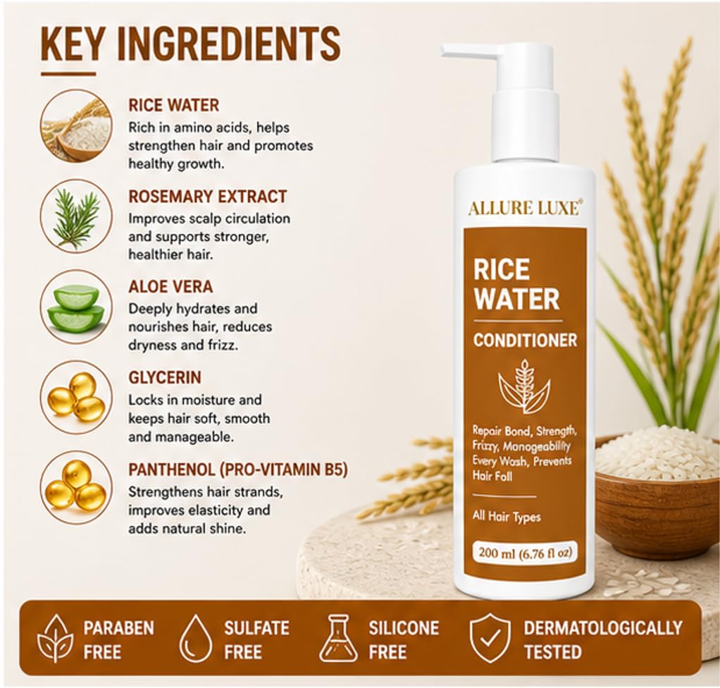 Allure Luxe Rice Water Conditioner