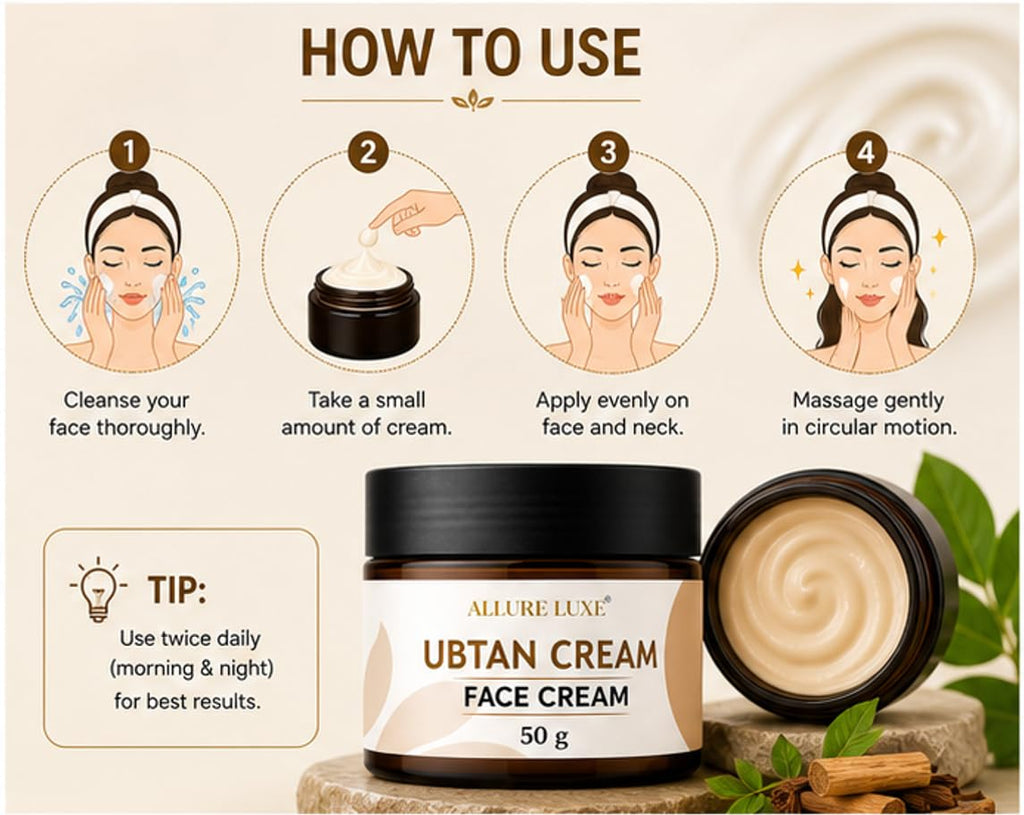 Allure Luxe Ubtan Face Cream for Soft & Radiant-Looking Skin