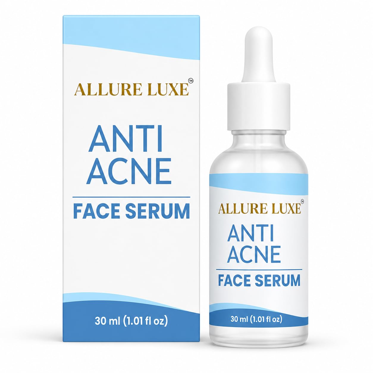 Allure Luxe Anti Acne Face Serum for Clear & Smooth Looking Skin