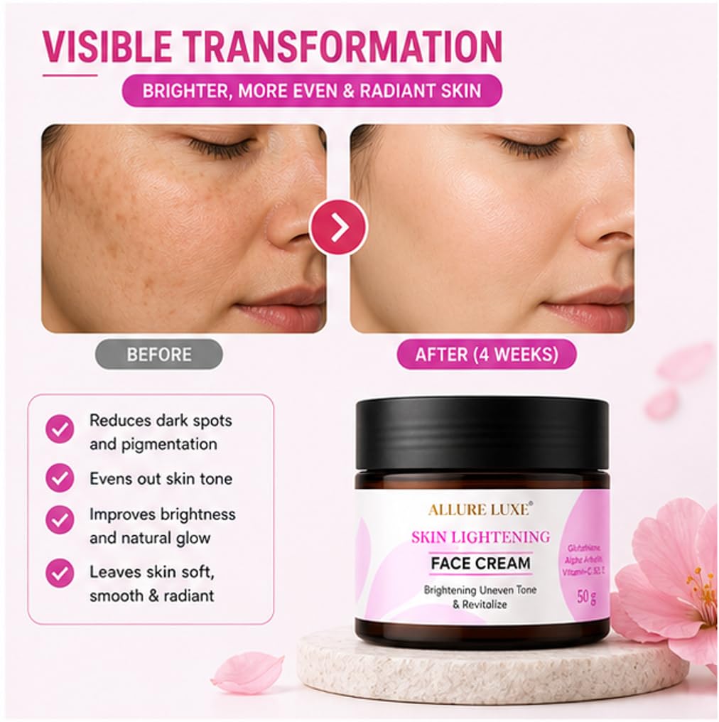 Allure Luxe Brightening Face Cream for Smooth & Radiant-Looking Skin