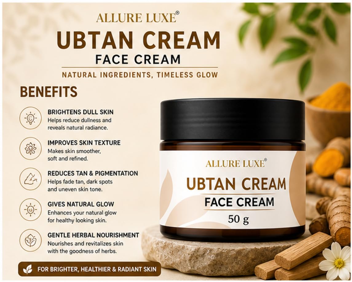 Allure Luxe Ubtan Face Cream for Soft & Radiant-Looking Skin