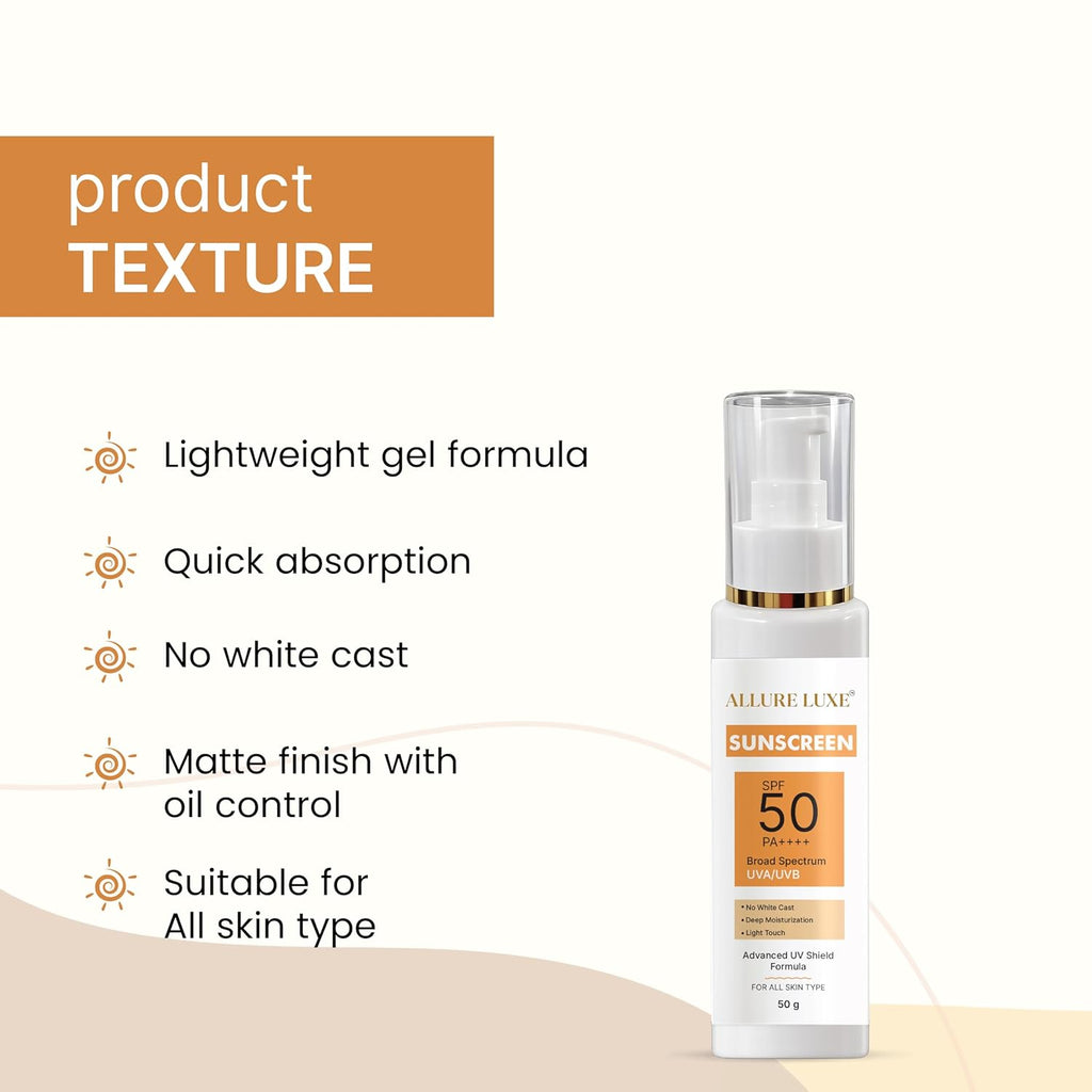 Allure Luxe Sunscreen SPF 50 PA++++