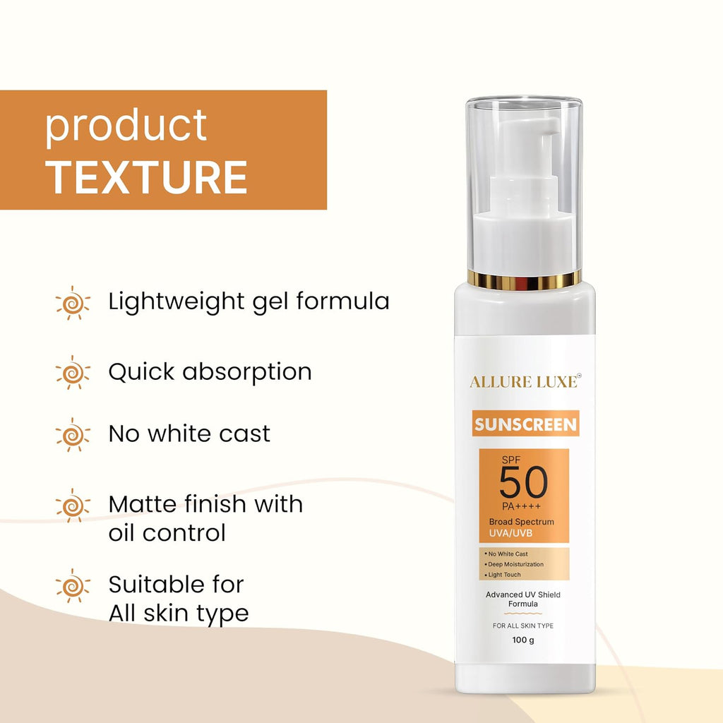 Allure Luxe Sunscreen SPF 50 PA++++